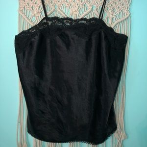 Black lace top
